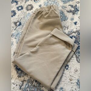 LOFT Women's Beige Straight Leg Pants